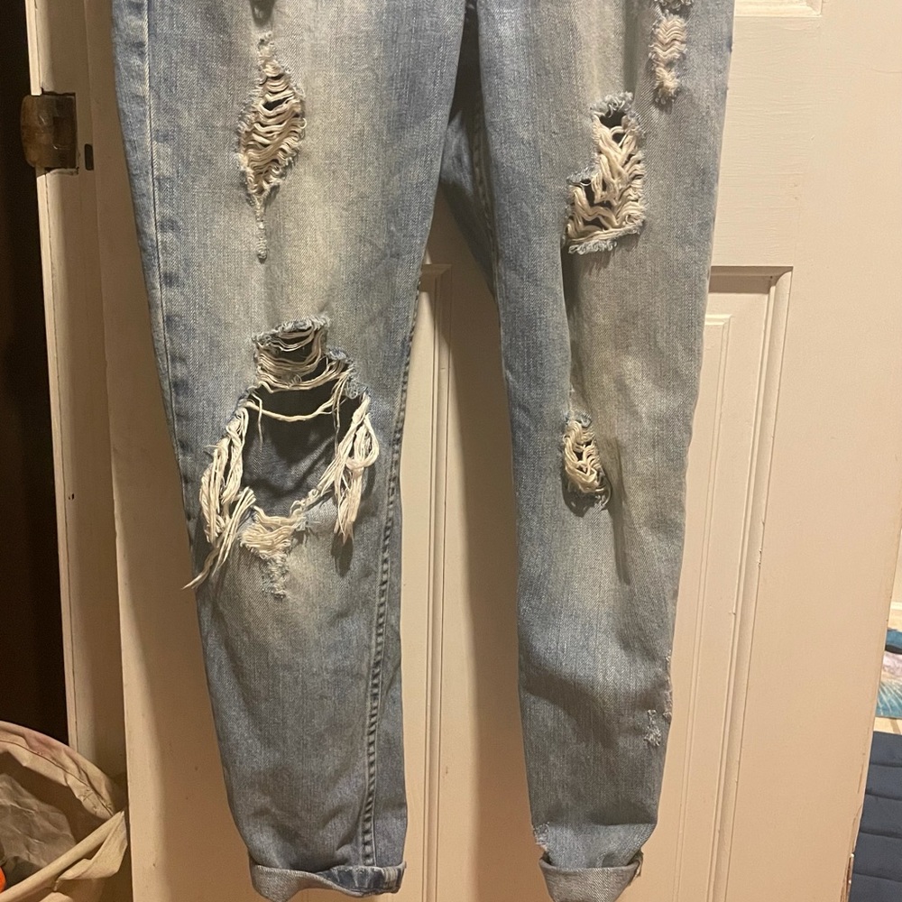 Killer Patchwork Destroyed Skinny Bibs - image 7